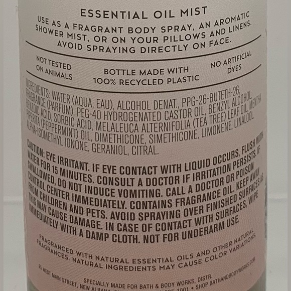 Retiring Soon! Bath & Body Works Aromatherapy Tea-Tree Peppermint Essential Oil - Picture 2 of 3